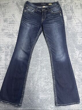 Silver Jeans Dark Indigo Bootcut Jeans Size 28x32